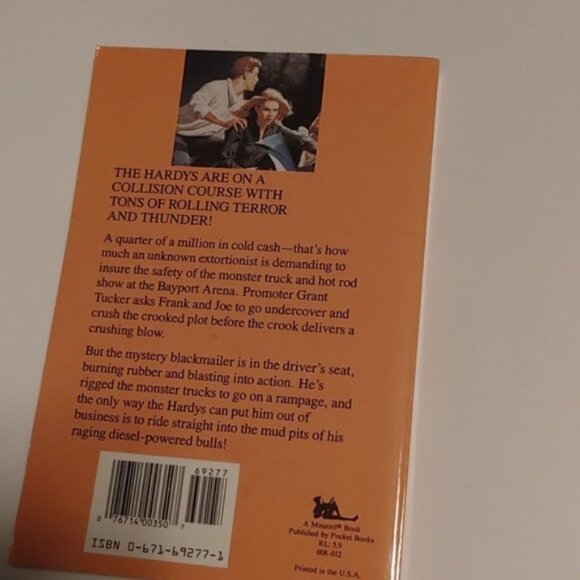Hardy Boys: Fear on Wheels #108 by Franklin W Dixon - Picture 4 of 5
